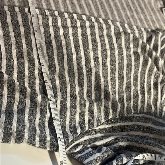 White Birch Cardigan Striped Open Front / lapels/ lightweight Sz S - Picture 8 of 9